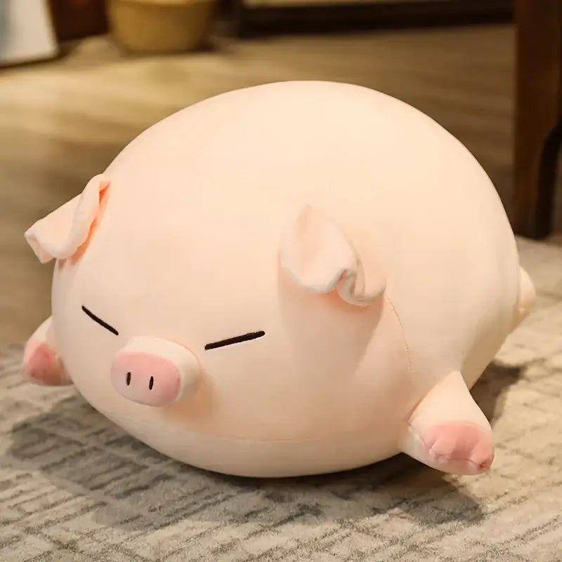 grande peluche cochon - Endormi / 40cm