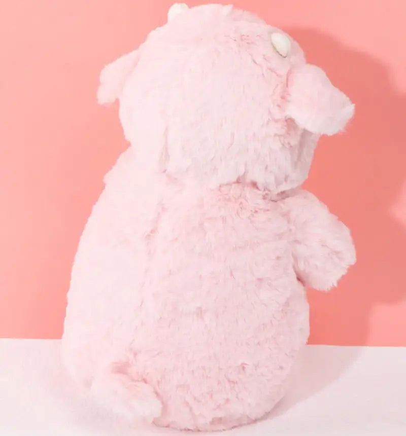 peluche mouton rose