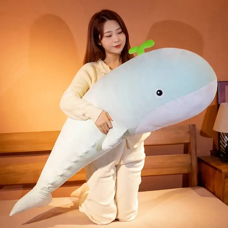 baleine geante peluche
