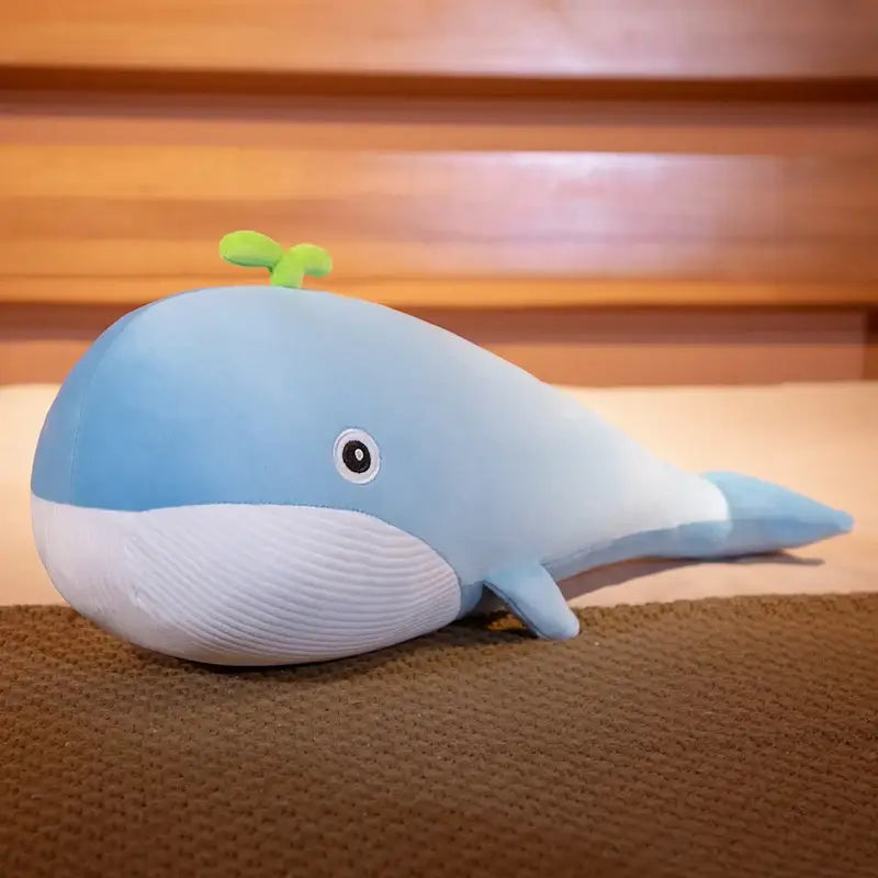 baleine geante peluche - Bleu / 65cm