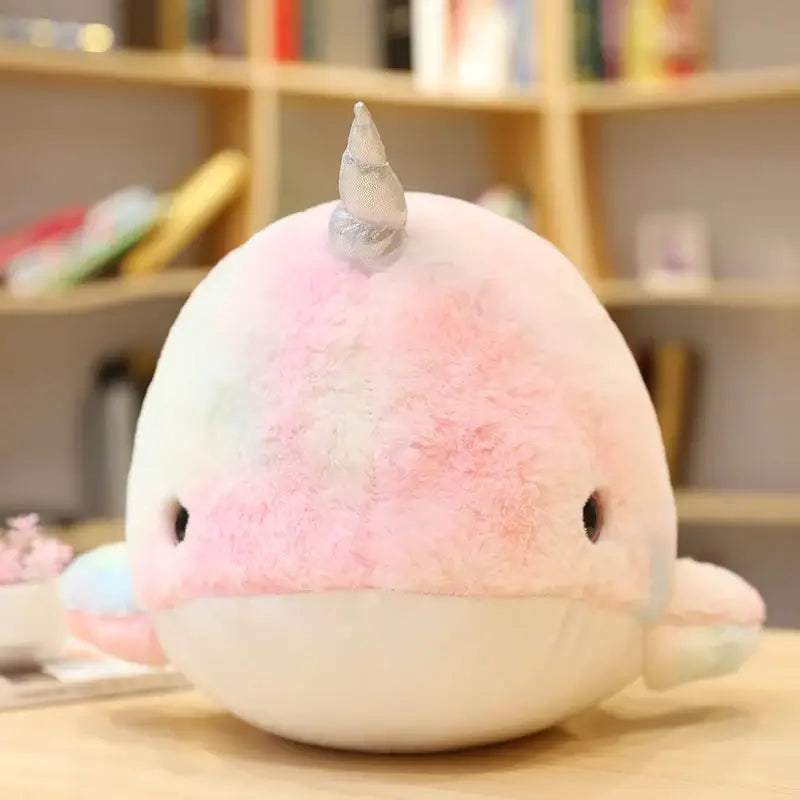baleine licorne peluche