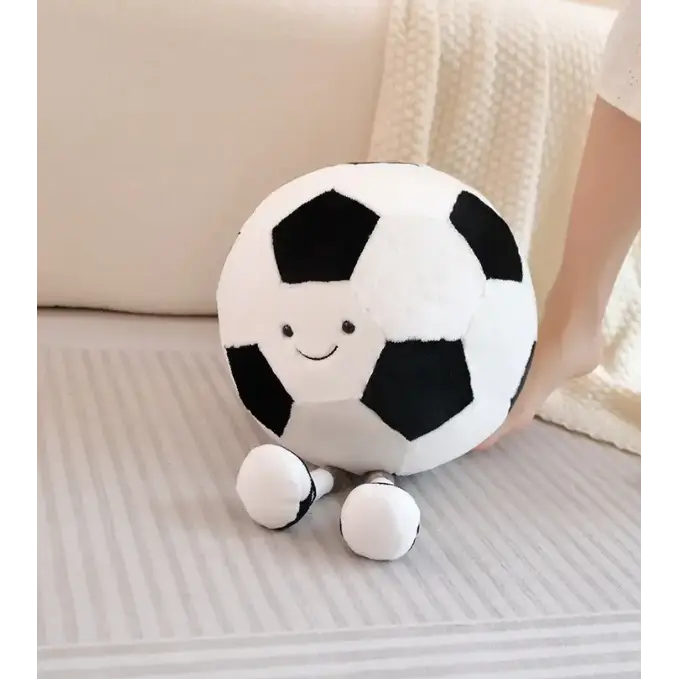 ballon de foot en peluche