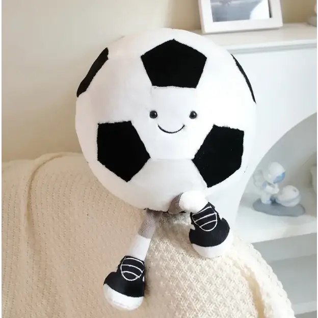 ballon de foot en peluche
