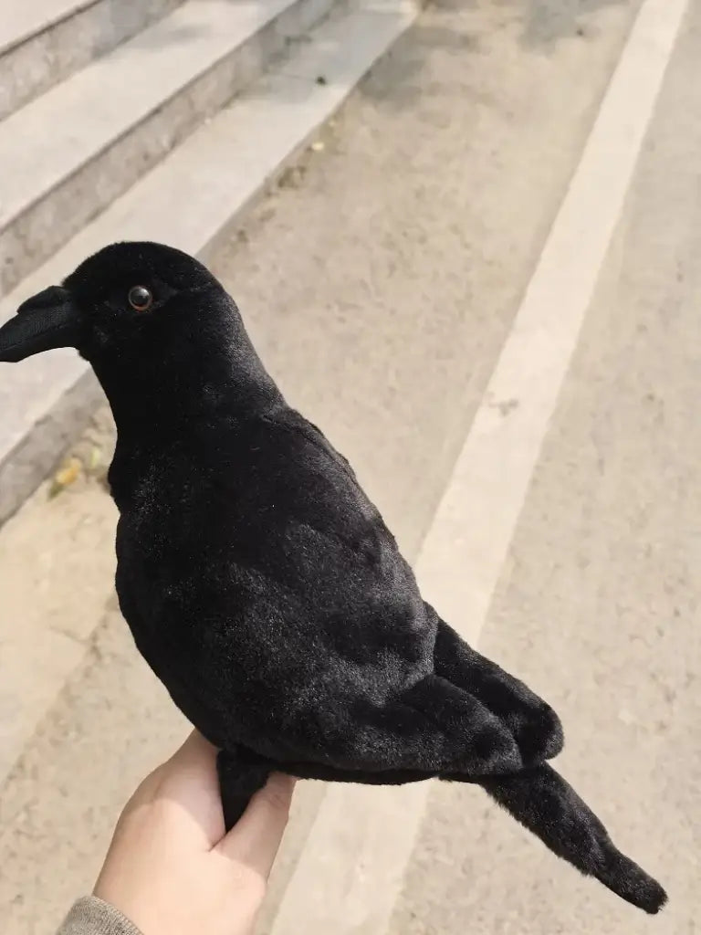Peluche Corbeau Noir - Peluche Corbeau Noir