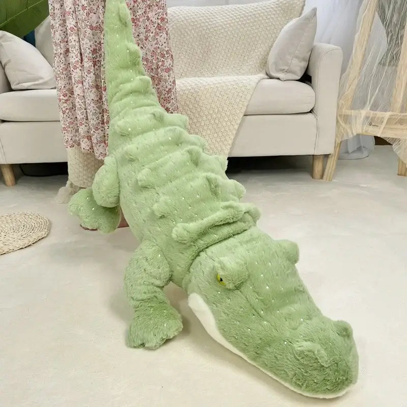 grande peluche crocodile