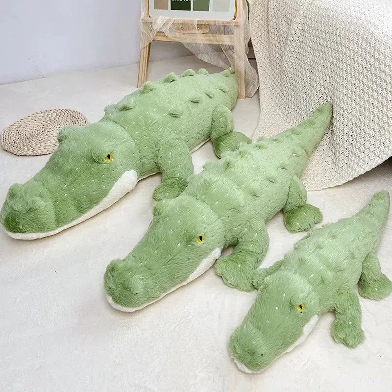 grande peluche crocodile