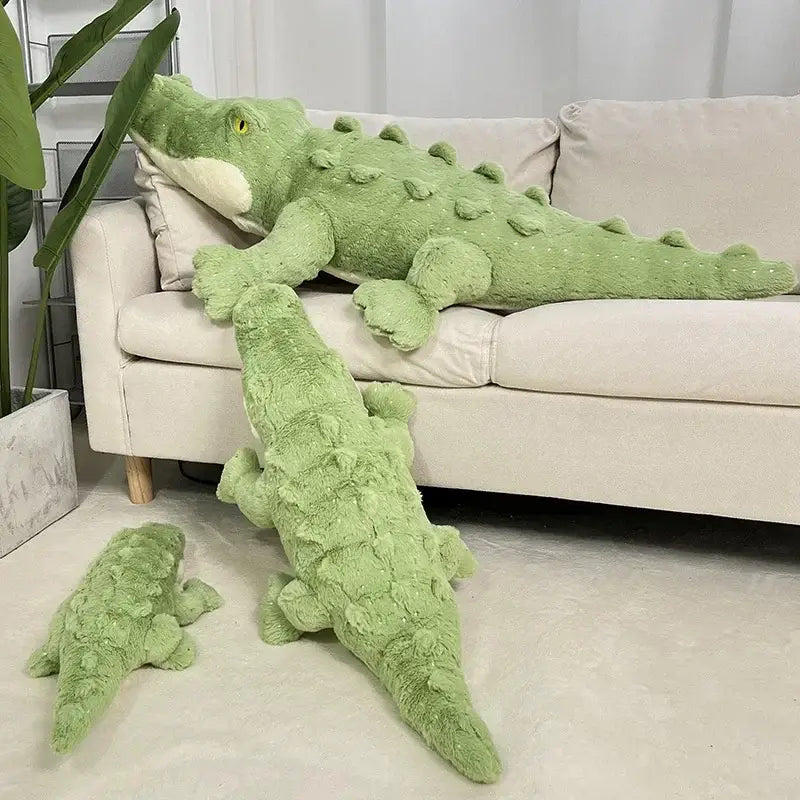 grande peluche crocodile