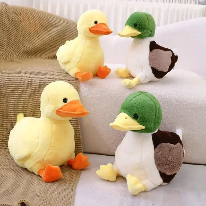 bébé canard peluche