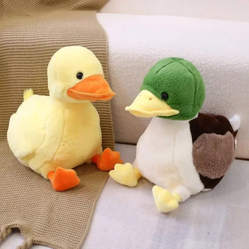 bébé canard peluche