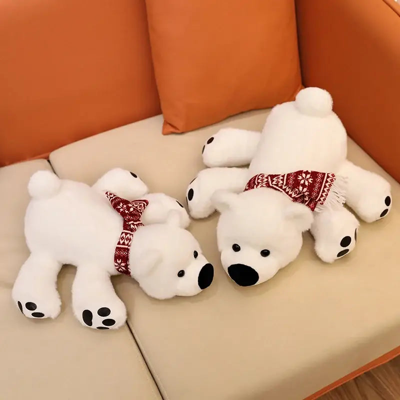 ours blanc peluche