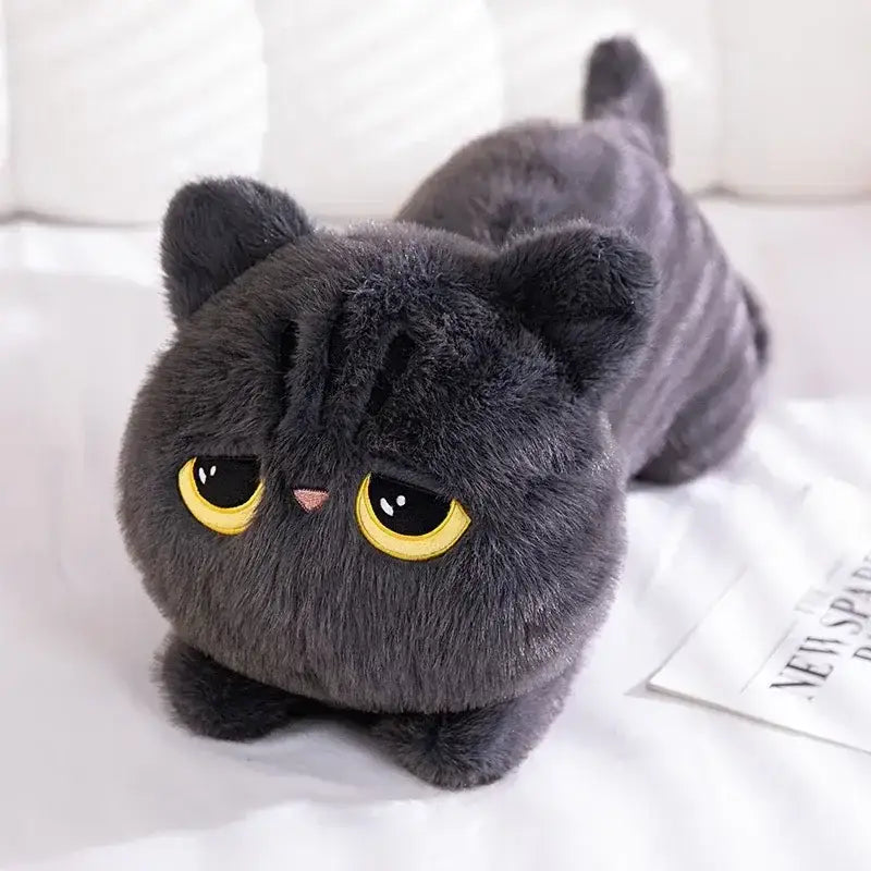 peluche chat kawaii - Gris / 50cm