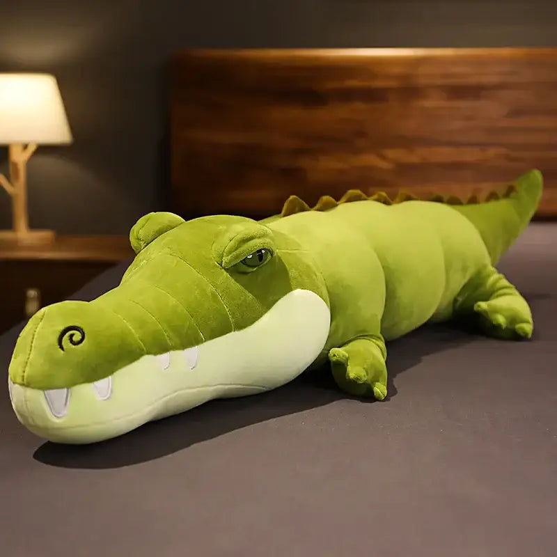 peluche crocodile xxl - Vert / 80cm