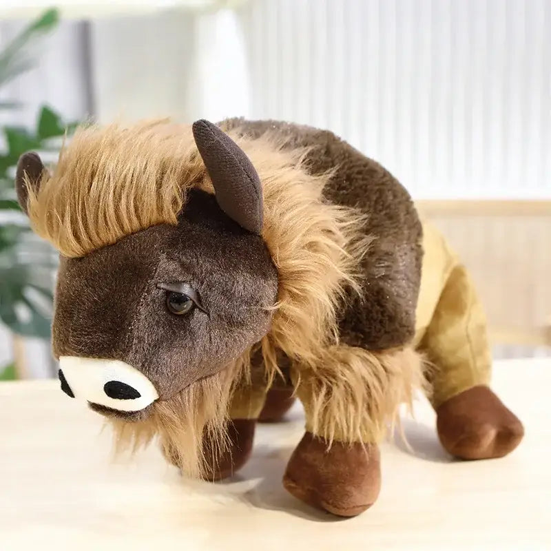 peluche buffle - 25cm