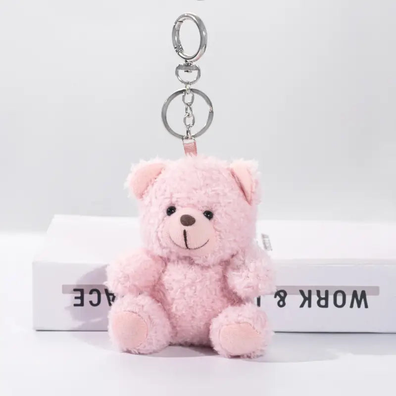 porte clé ours - Rose