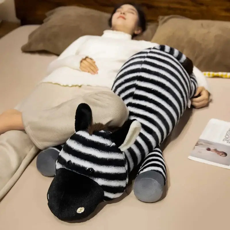peluche zebre geant