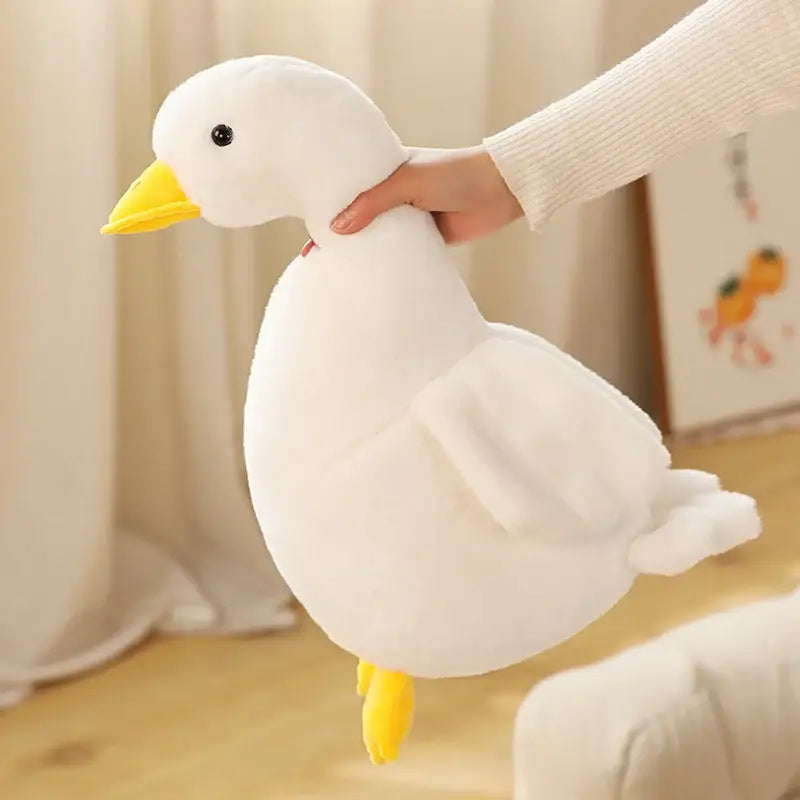 peluche canard blanc