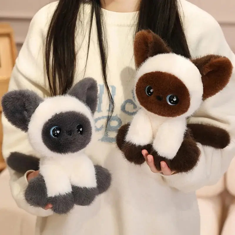 chat peluche bebe
