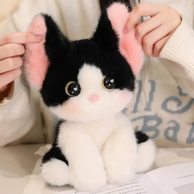 chat peluche bebe