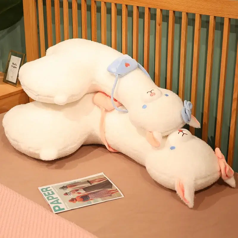peluche lapaga blanc