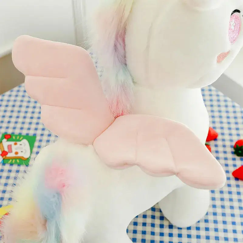peluche licorne blanc