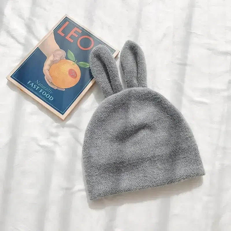 bonnet lapin - Gris