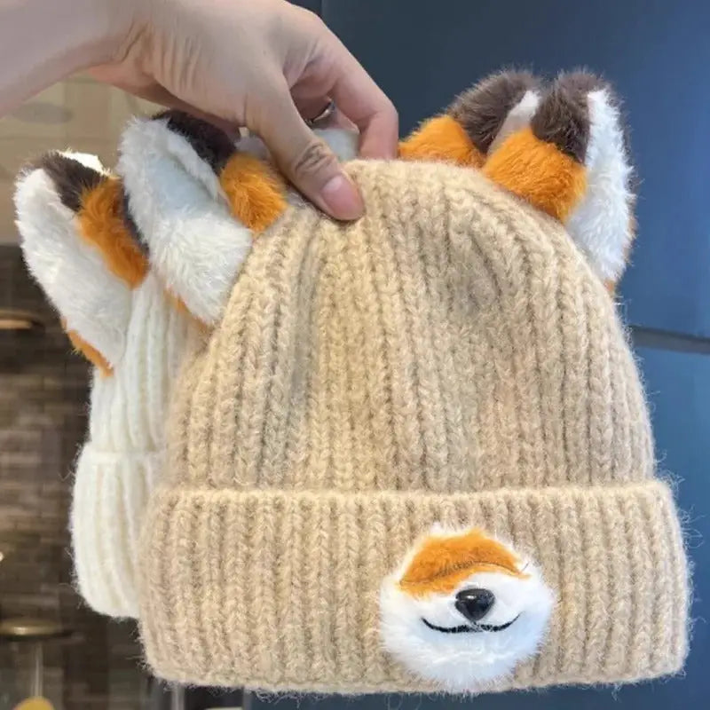 bonnet renard - Beige