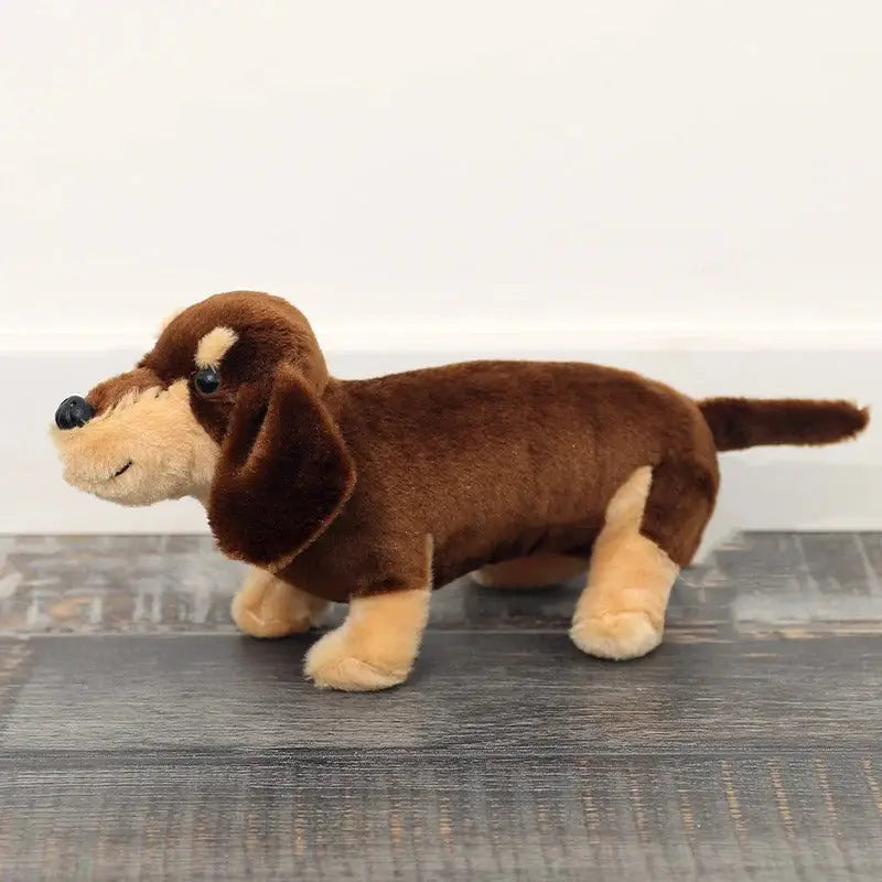 peluche teckel marron - Marron Foncé