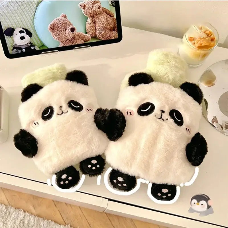 bouillotte peluche panda