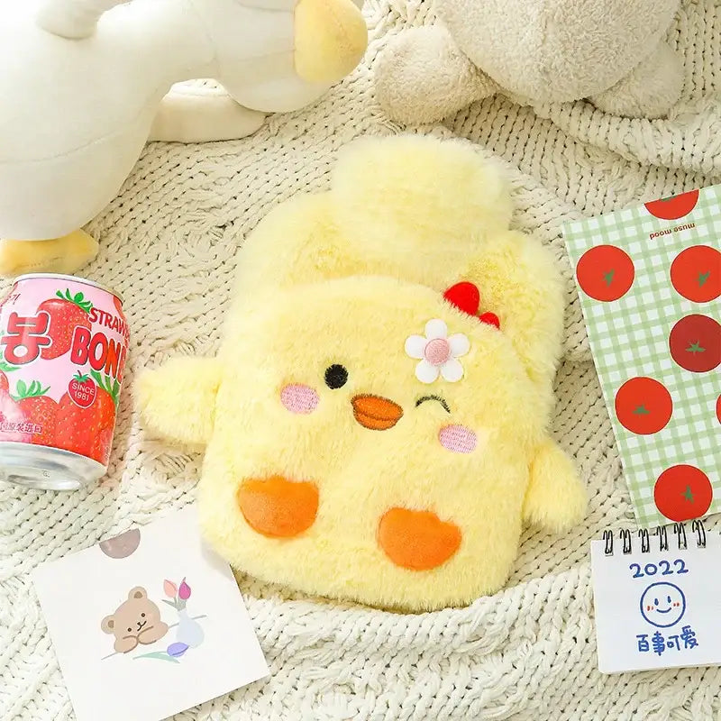 bouillotte peluche canard