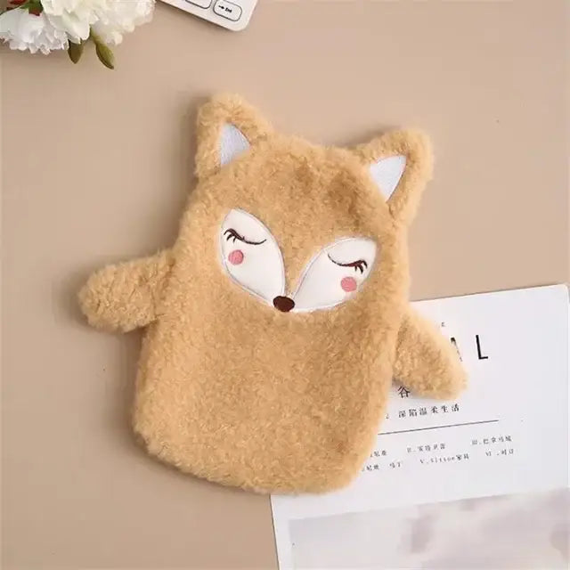 bouillotte peluche renard