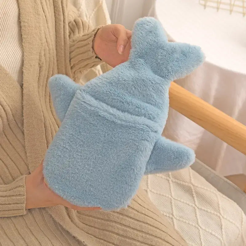 bouillotte peluche requin