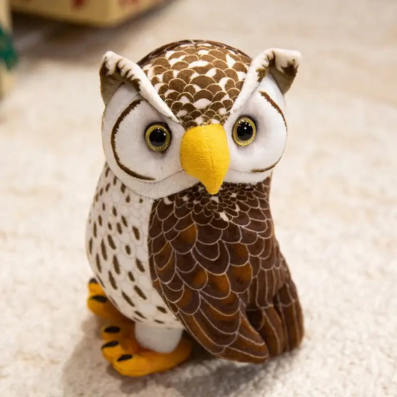 peluche hibou doux