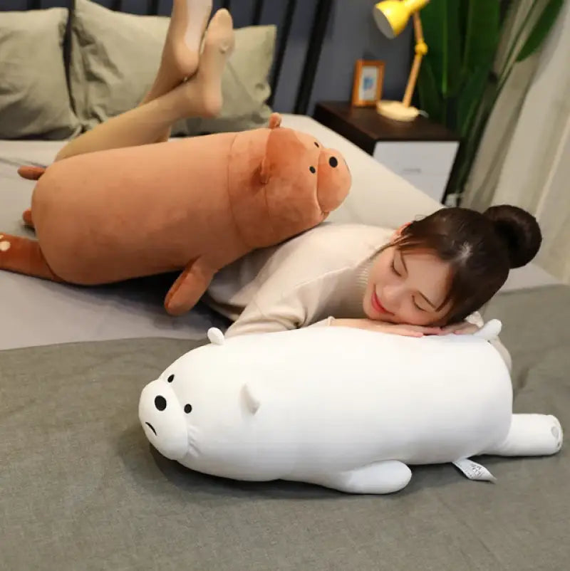 peluche geante ours brun