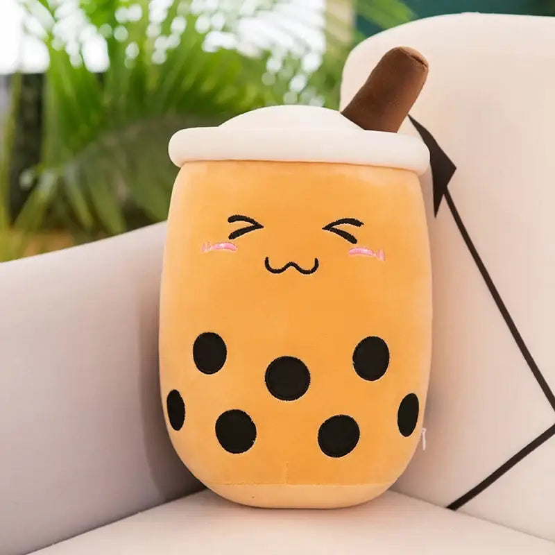 bubble tea peluche - Orange / 20cm