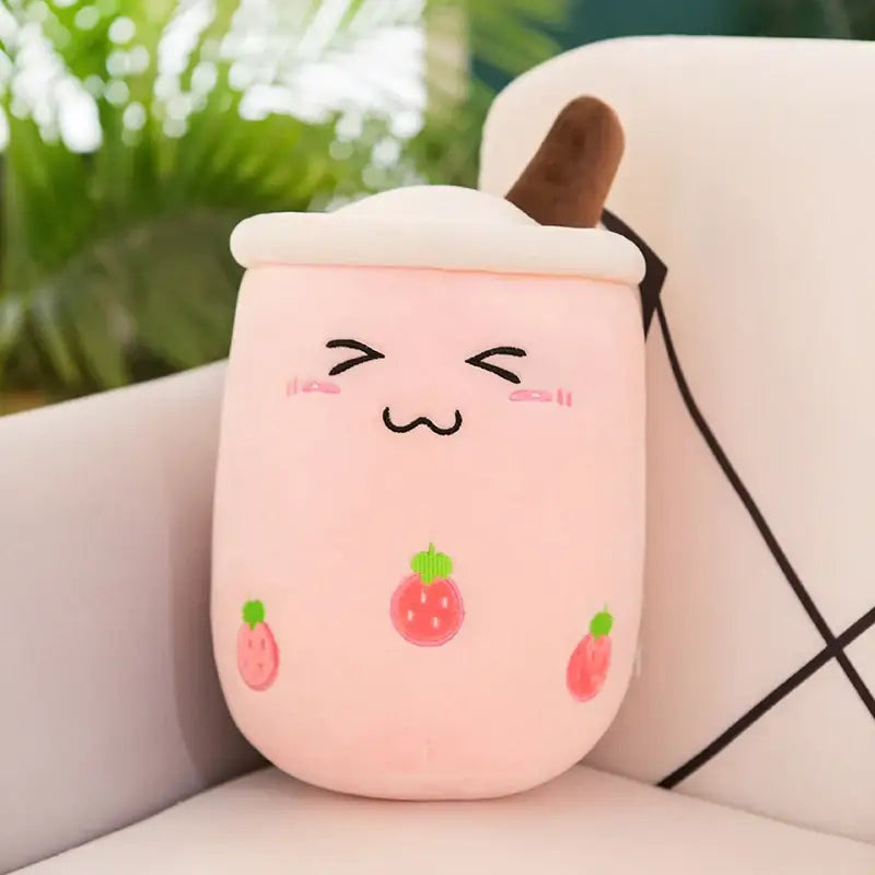 bubble tea peluche - Rose Clair / 20cm