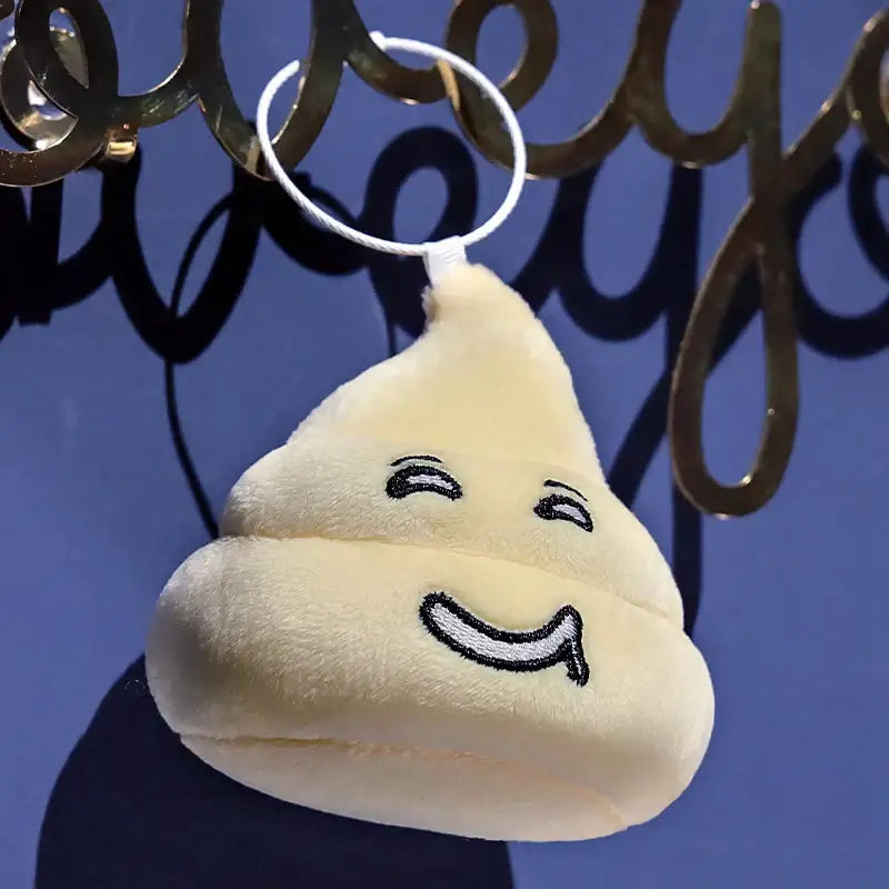 porte clé caca - Jaune