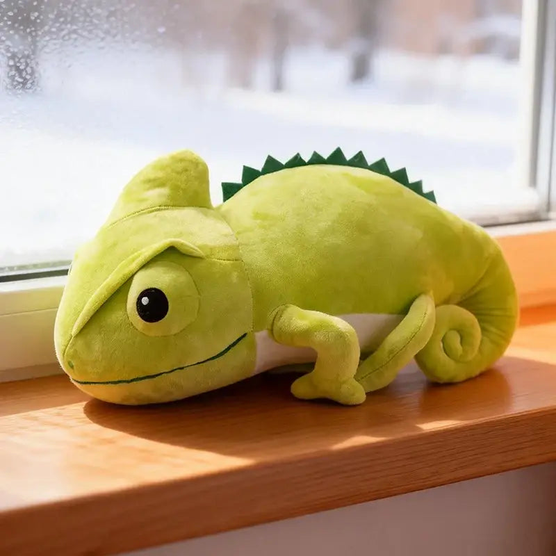 cameleon en peluche