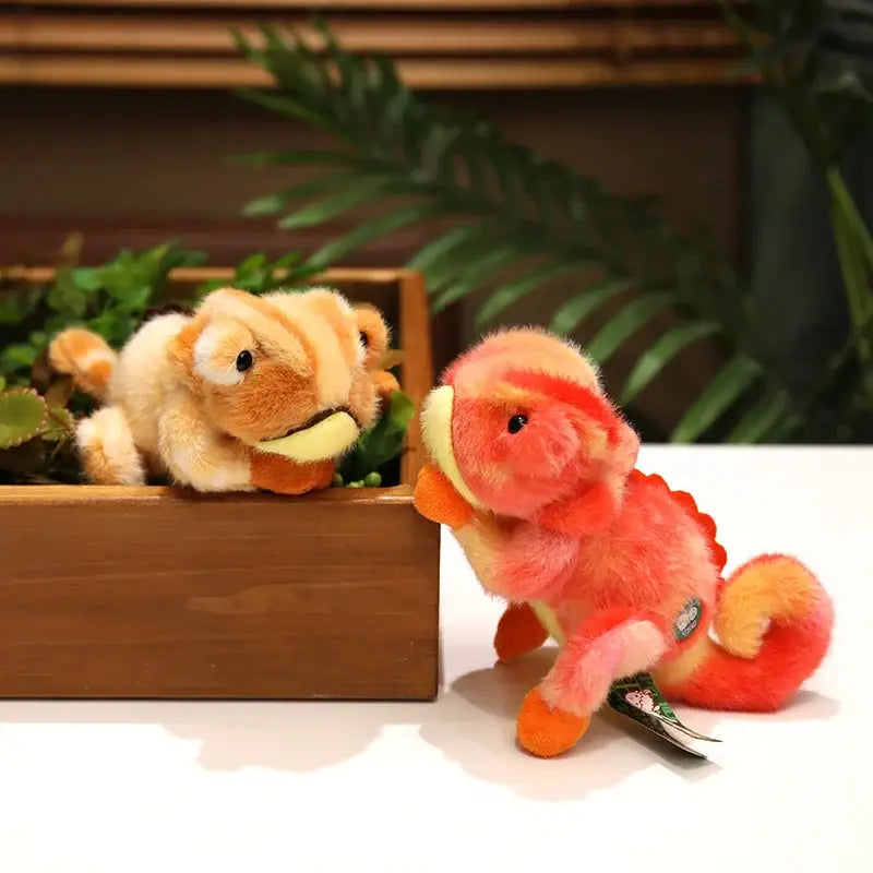 caméléon peluche