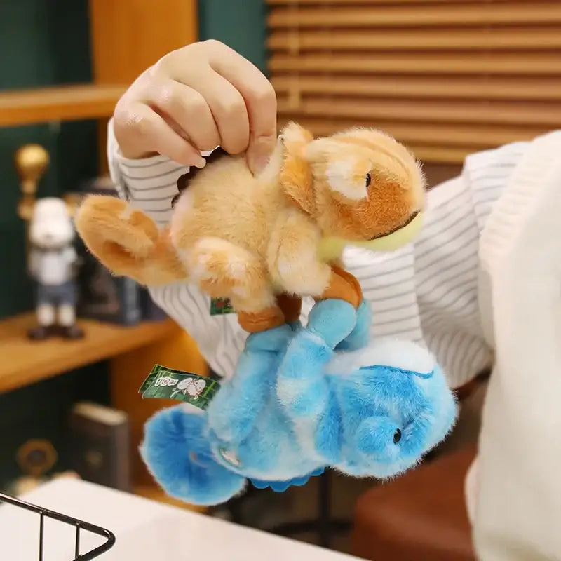 caméléon peluche