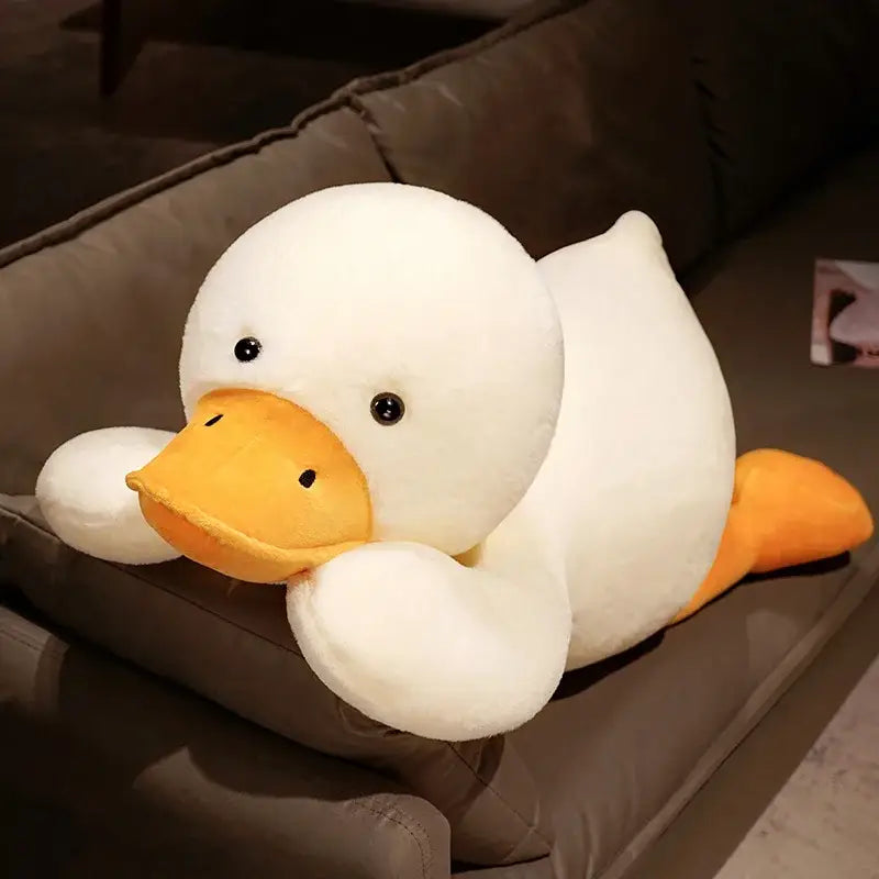 canard en peluche geant