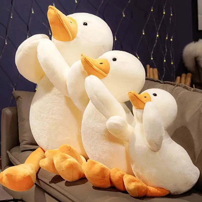 canard en peluche geant