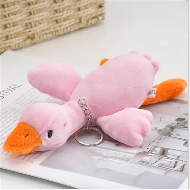 canard porte clé - Rose