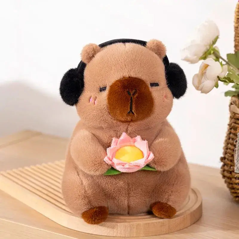 capybara bebe peluche Brun Foncé