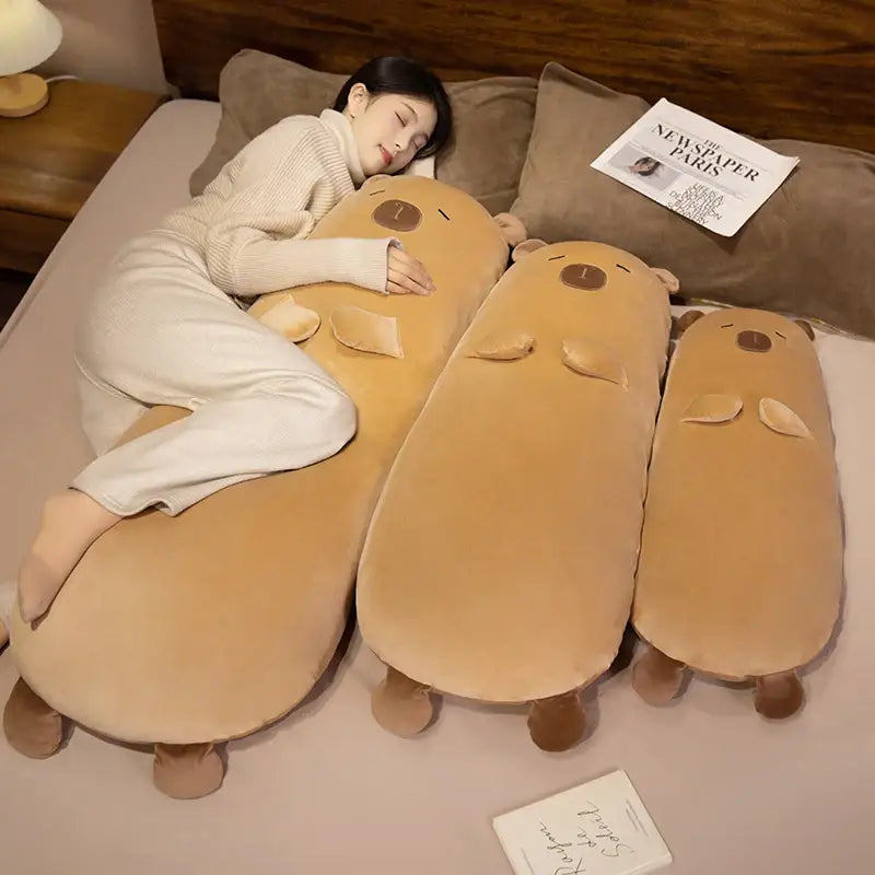 capybara geant peluche