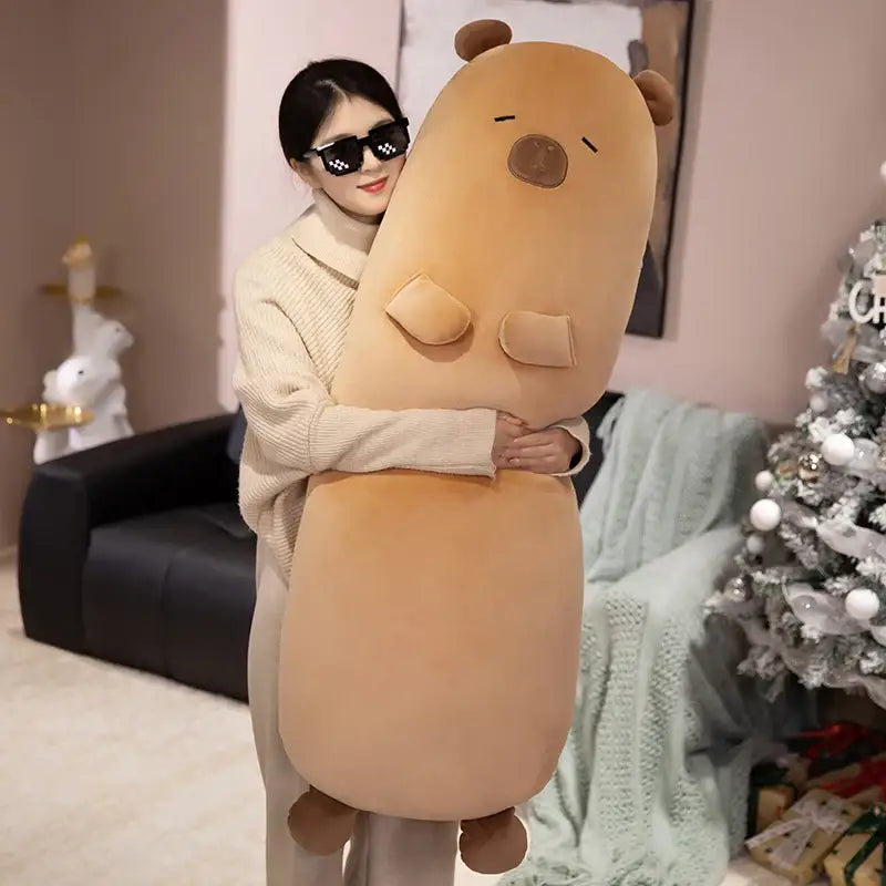 capybara geant peluche