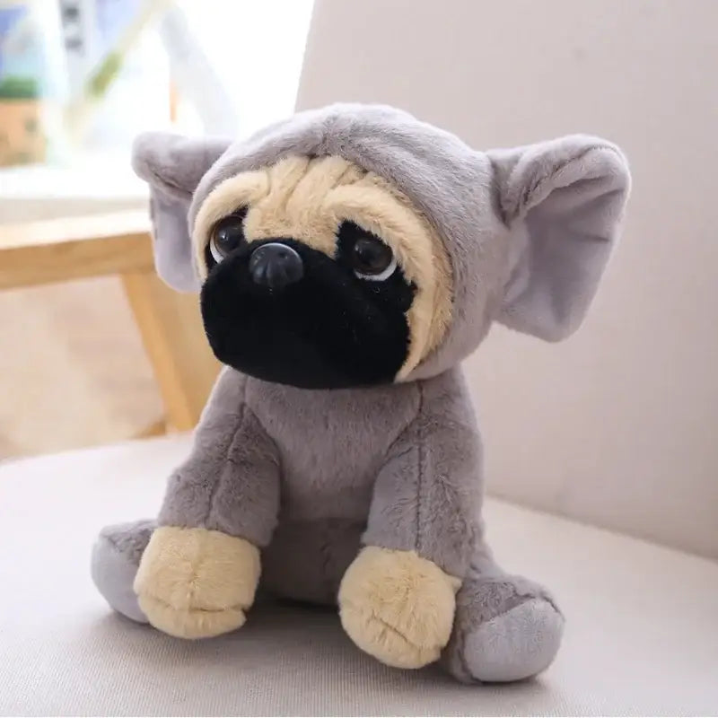 carlin en peluche - Gris