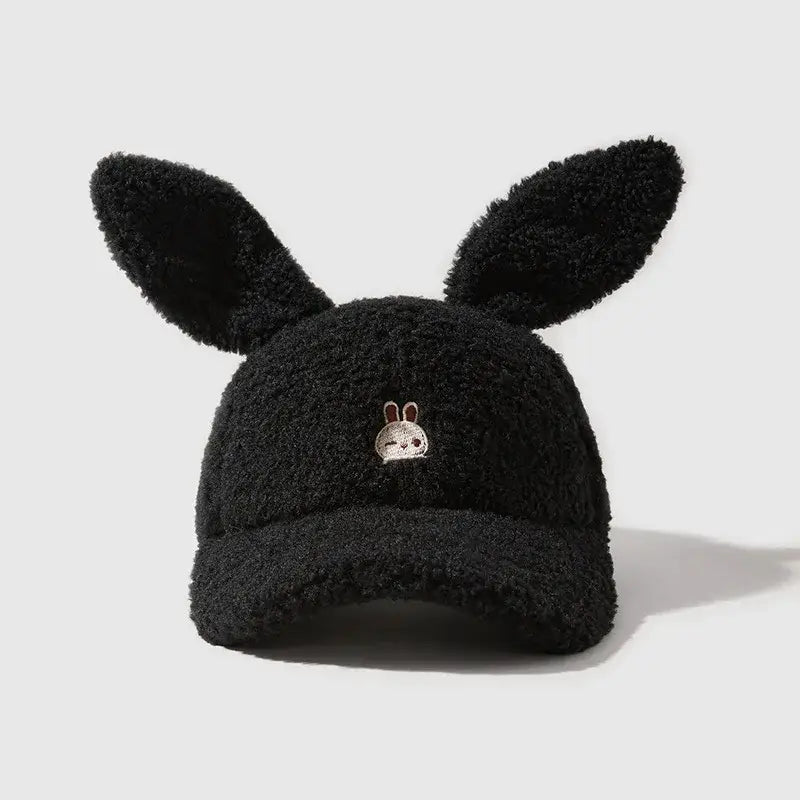 casquette lapin - Noir