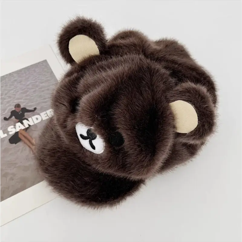 casquette ours - Noir