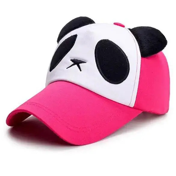 casquette panda - Rose