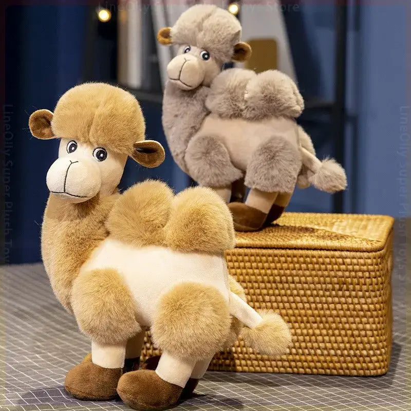 chameau en peluche